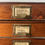 Thumbnail: Vintage Post Office Counter Top Drawers