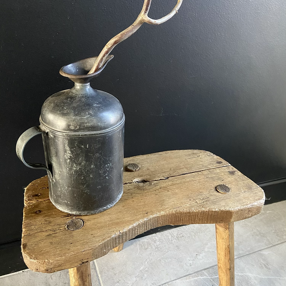 Thumbnail: Rustic Vintage Three Legged Stool