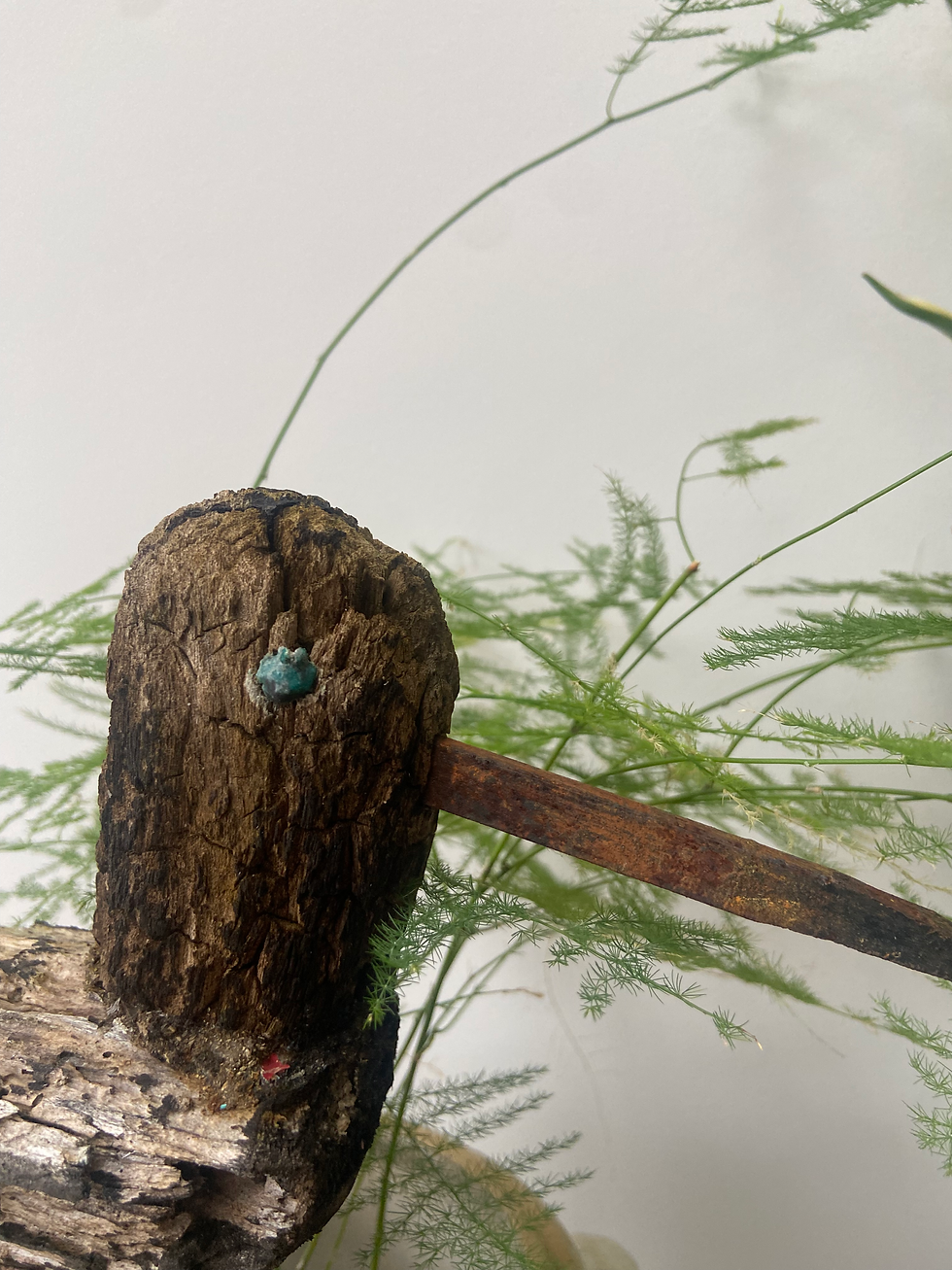 Thumbnail: Rustic Weathered Folk Art Wading Bird