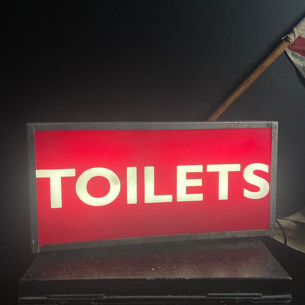 Thumbnail: Illuminated Toilet Light Box Sign