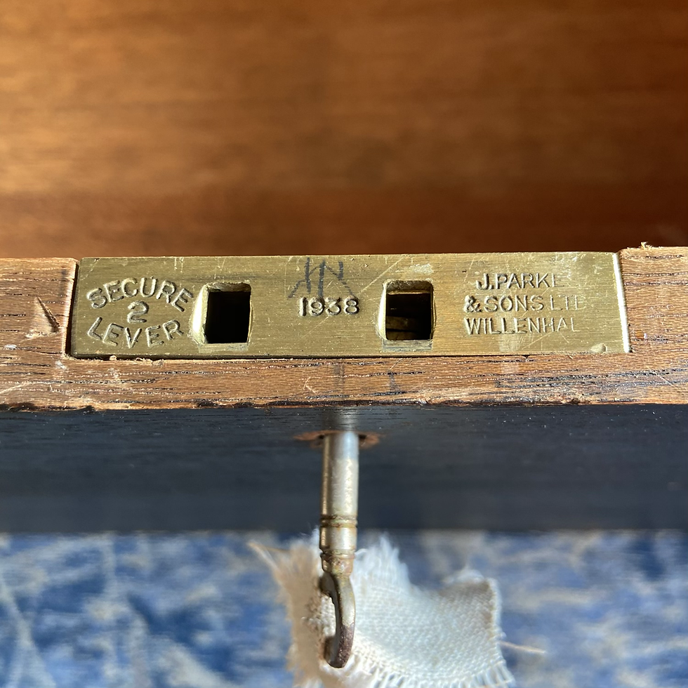 Thumbnail: A Stunning War Department Black Trunk From 1938