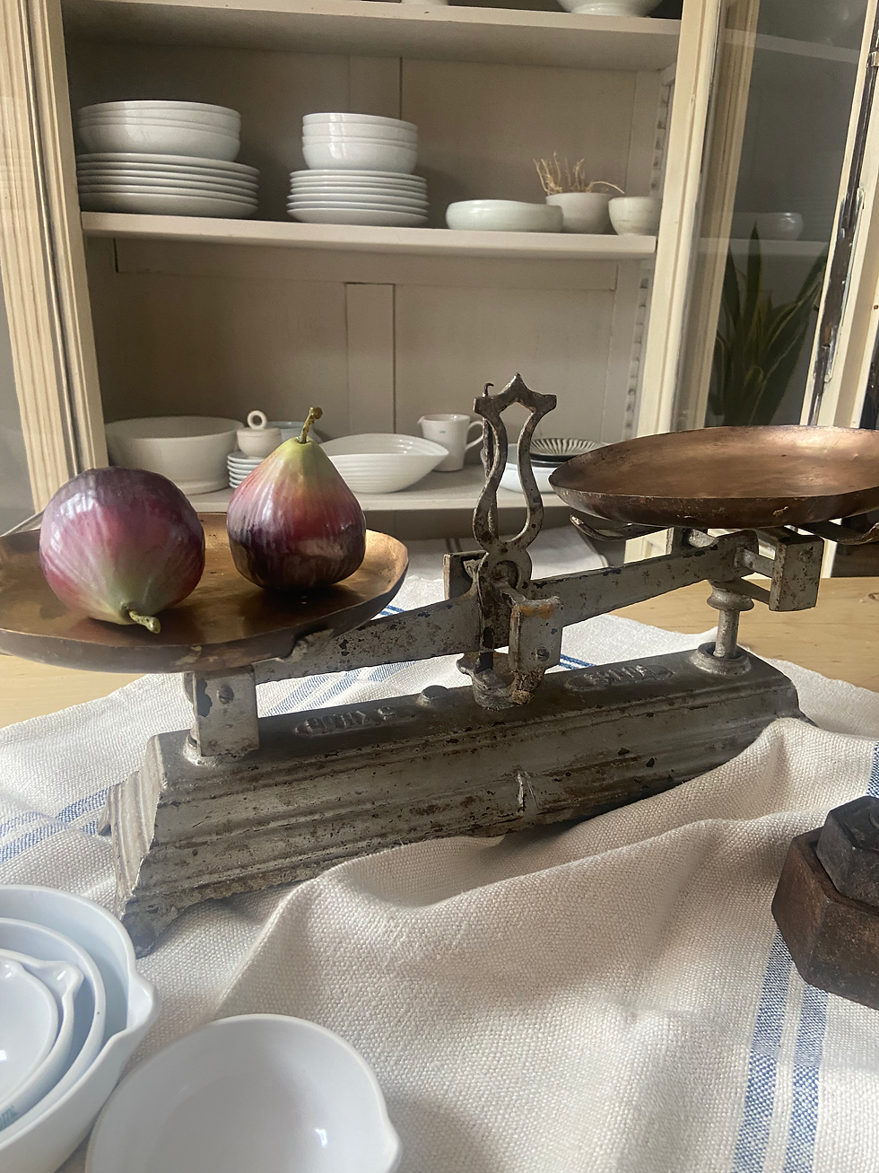 Vintage Rustic French Scales