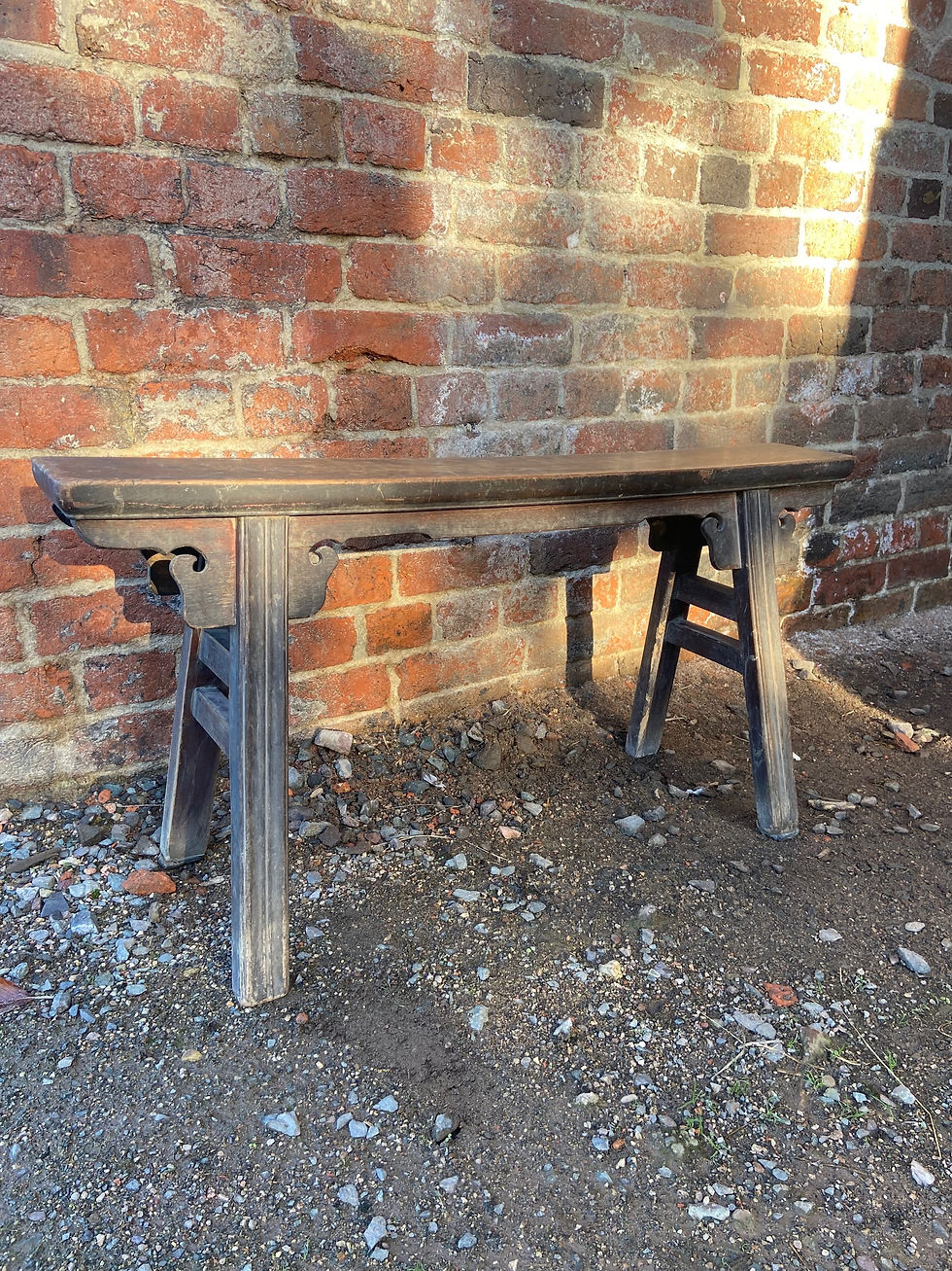 Thumbnail: Vintage Bench With Scroll Work Detail