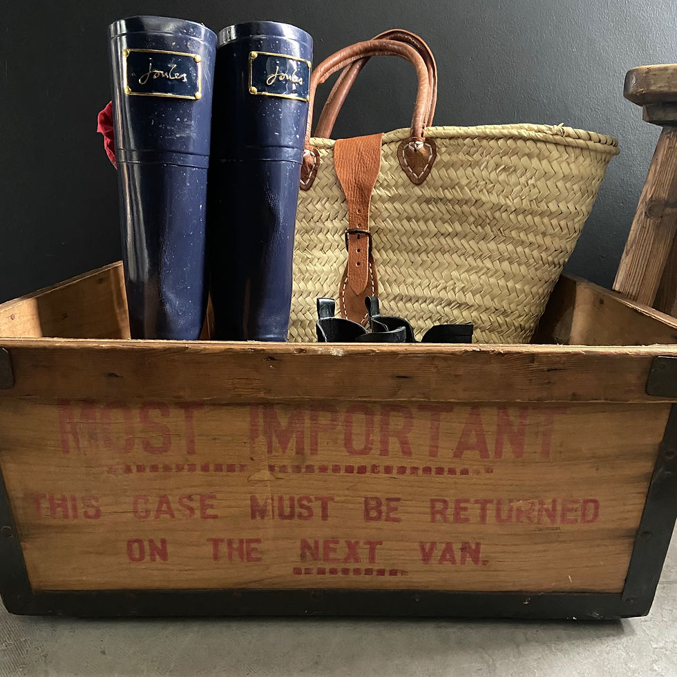 Thumbnail: Vintage Delivery Crate Ideal Storage
