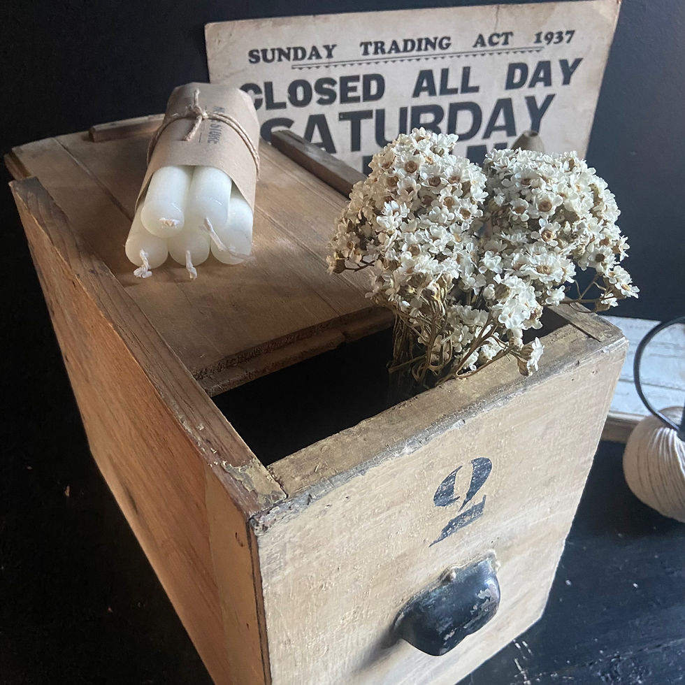 Thumbnail: Vintage French Shop Drawer with a Sliding Lid