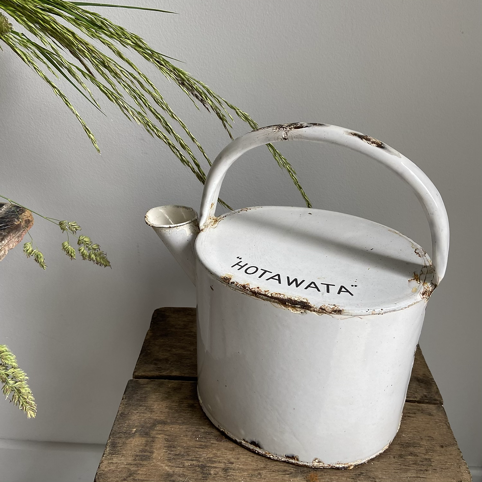 Thumbnail: A Rare Enamel Hot Water Can (HOTAWATA)
