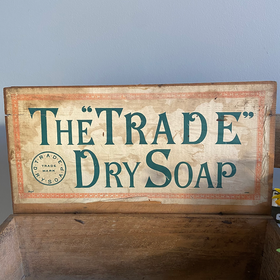 Thumbnail: Rare Vintage Wooden Delivery and Display Shop Box