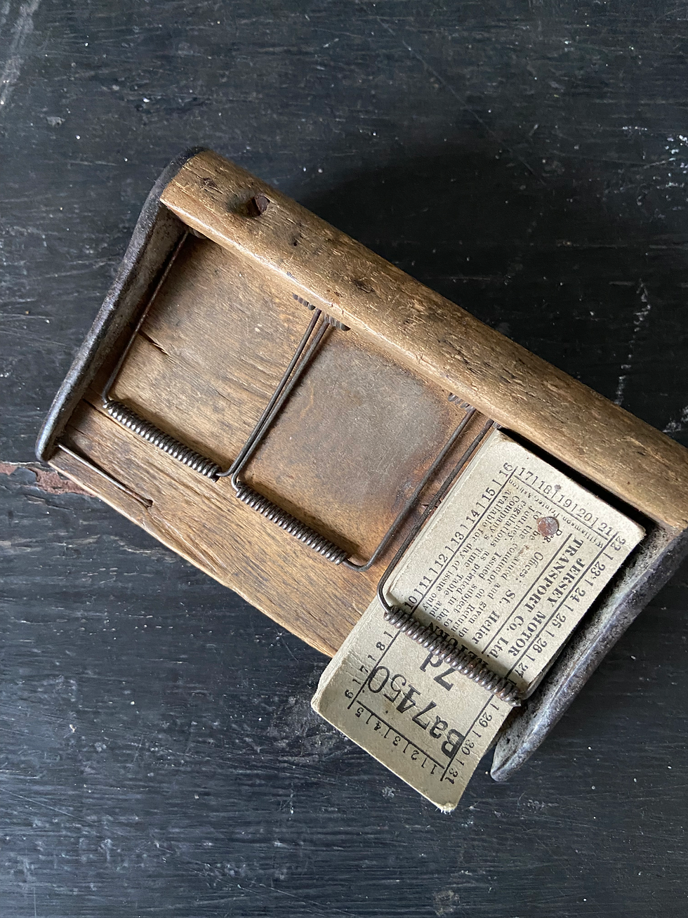 Thumbnail: Rare Vintage Bus/Tram Conductors Ticket Holder