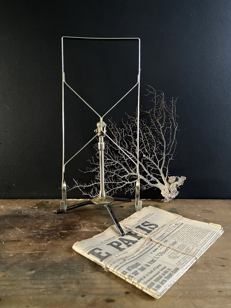 Thumbnail: Vintage Metal Shop Display Shirt Stand