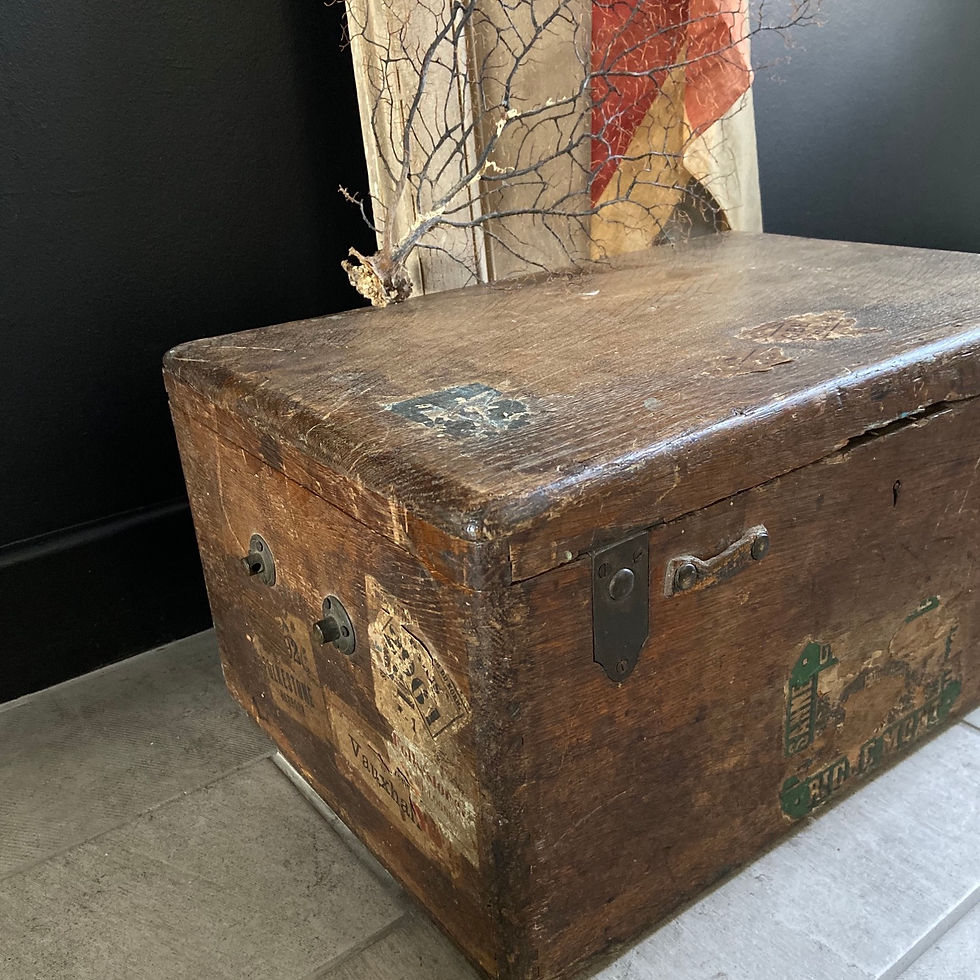 Thumbnail: Small Vintage Travelling Trunk