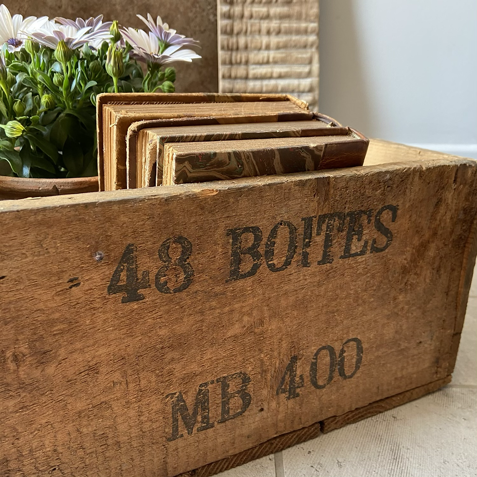 Thumbnail: Vintage Wooden French Milk Delivery Crate #1