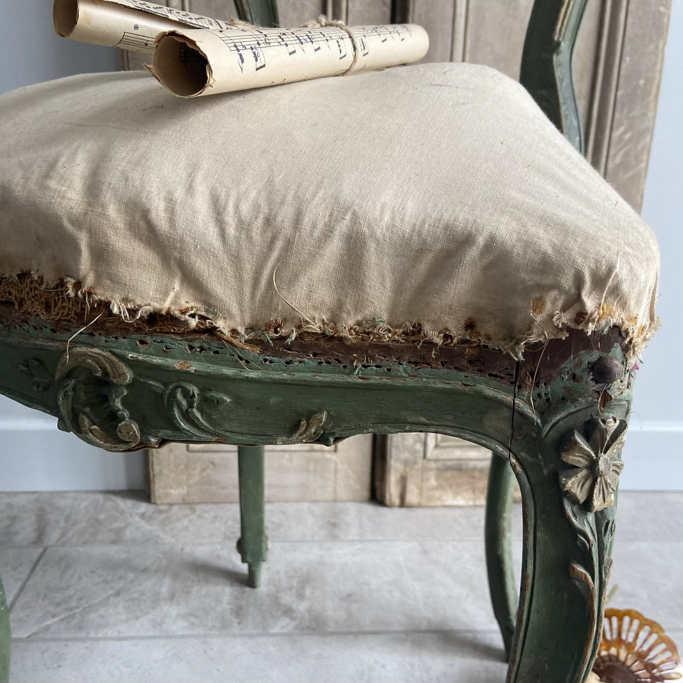 Thumbnail: Exquisite Deconstructed French Musicians Chair Napoleon III