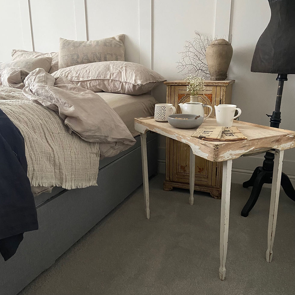 Gloriously Chippy Vintage Butlers Table