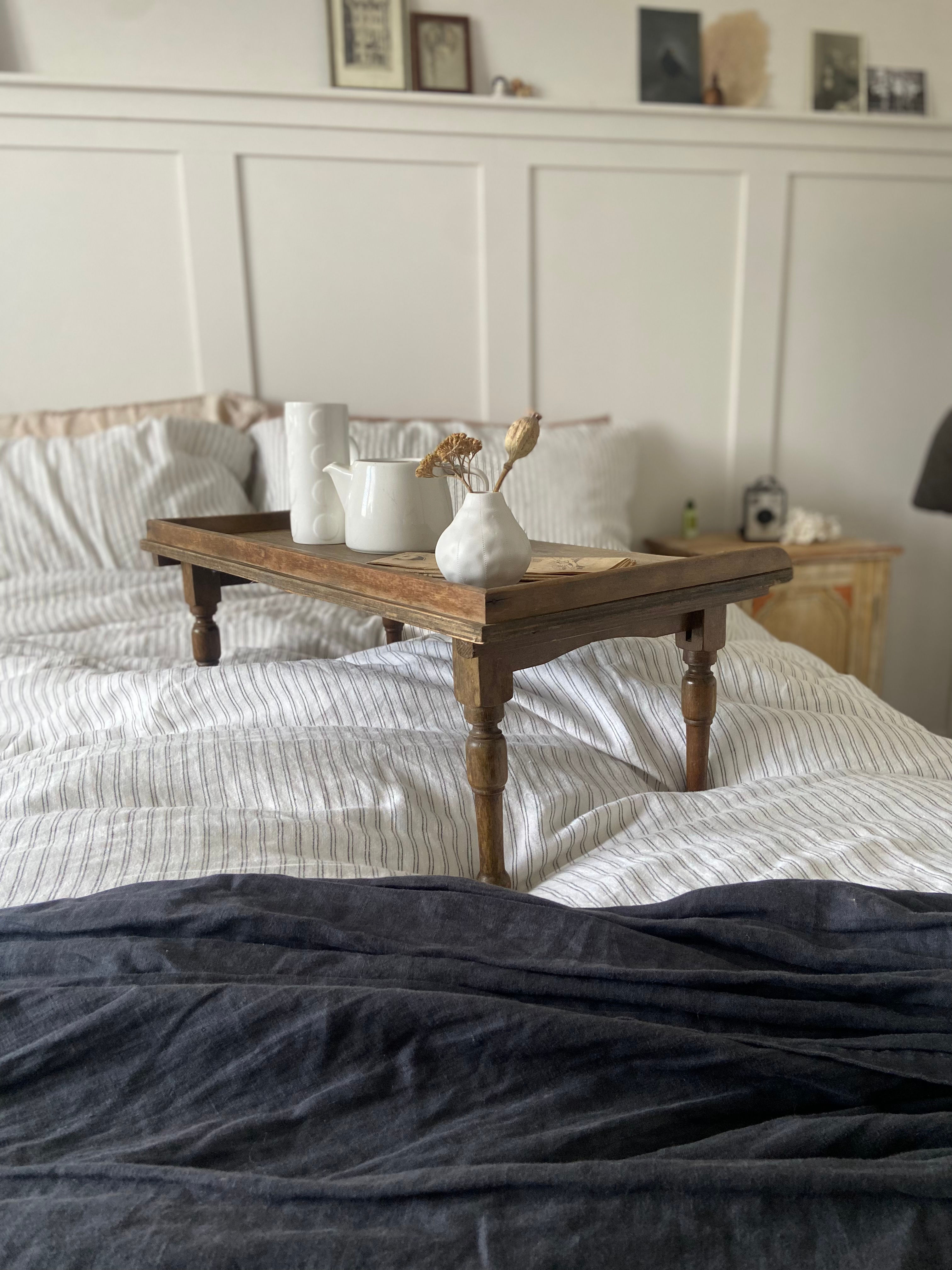 Folding Wooden Vintage Bed/Lap Tray