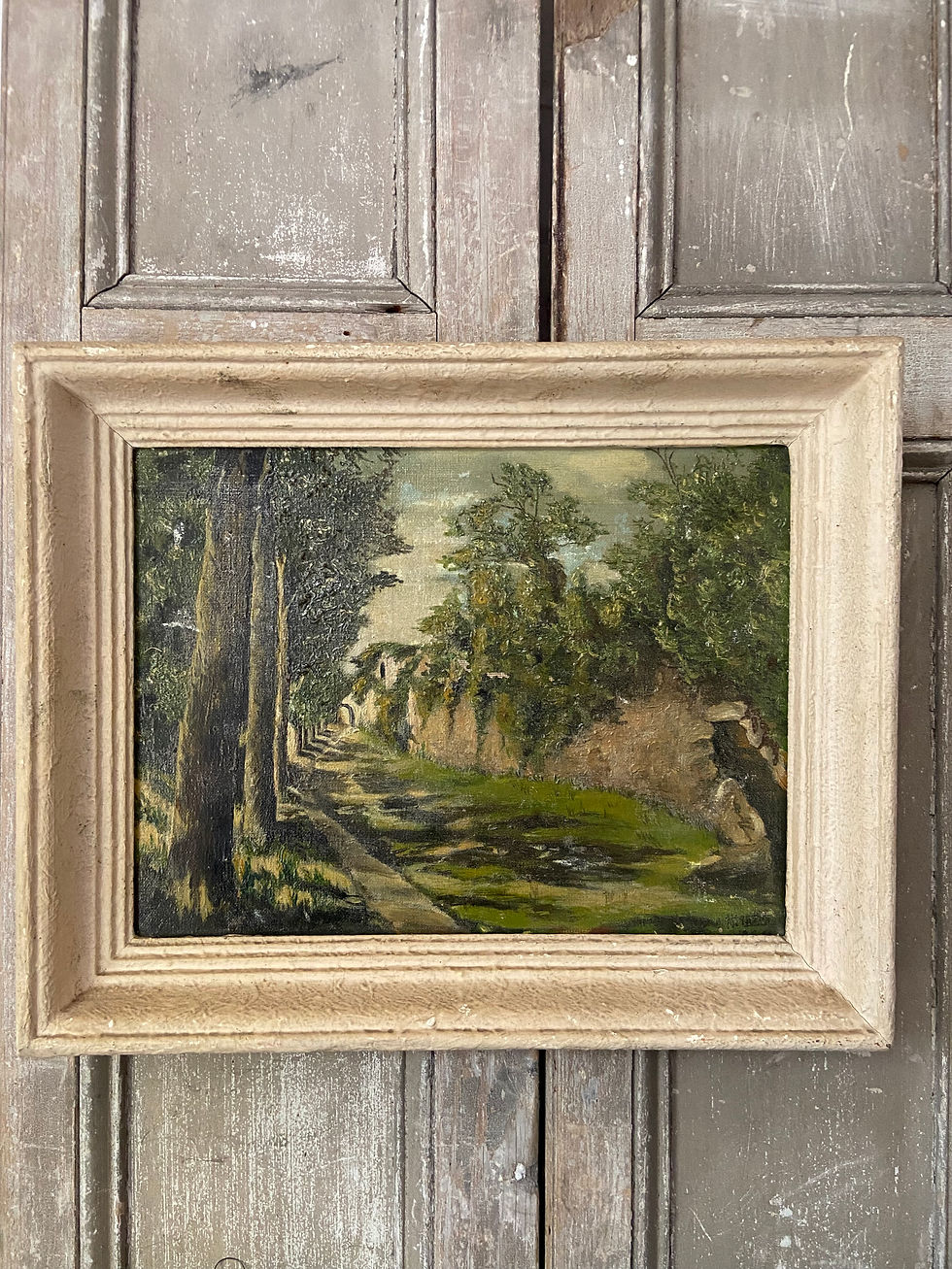 Thumbnail: Fabulous French Landscape Oil on Canvas