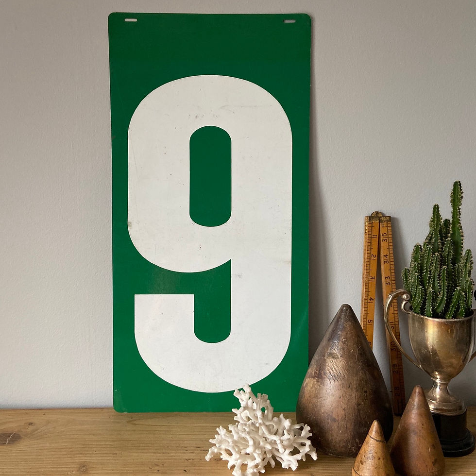 Thumbnail: Vintage American 9/0 Fuel Board Number