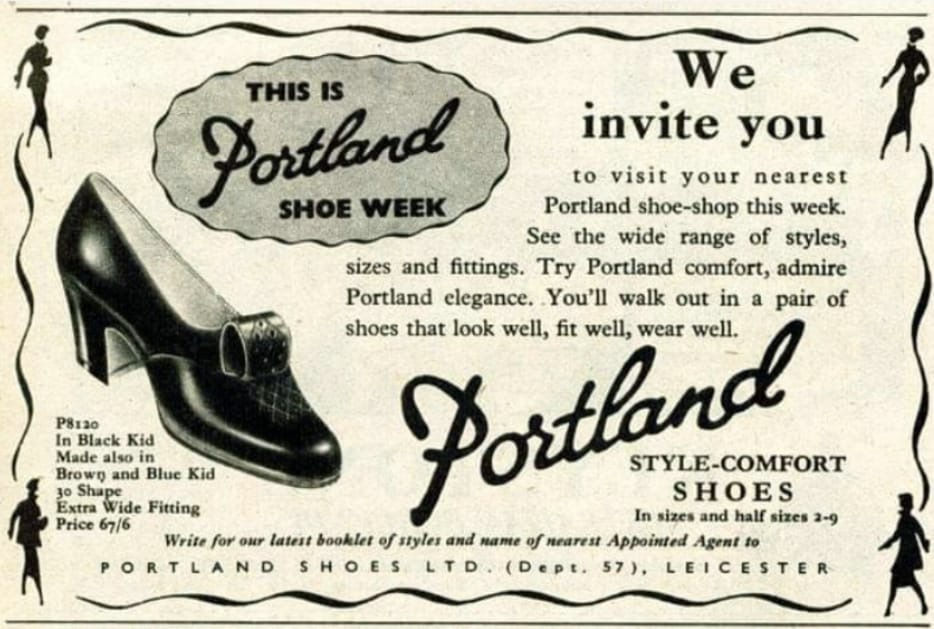 Thumbnail: Rare Vintage Oak Portland Shoes, Shoe Shop Stool