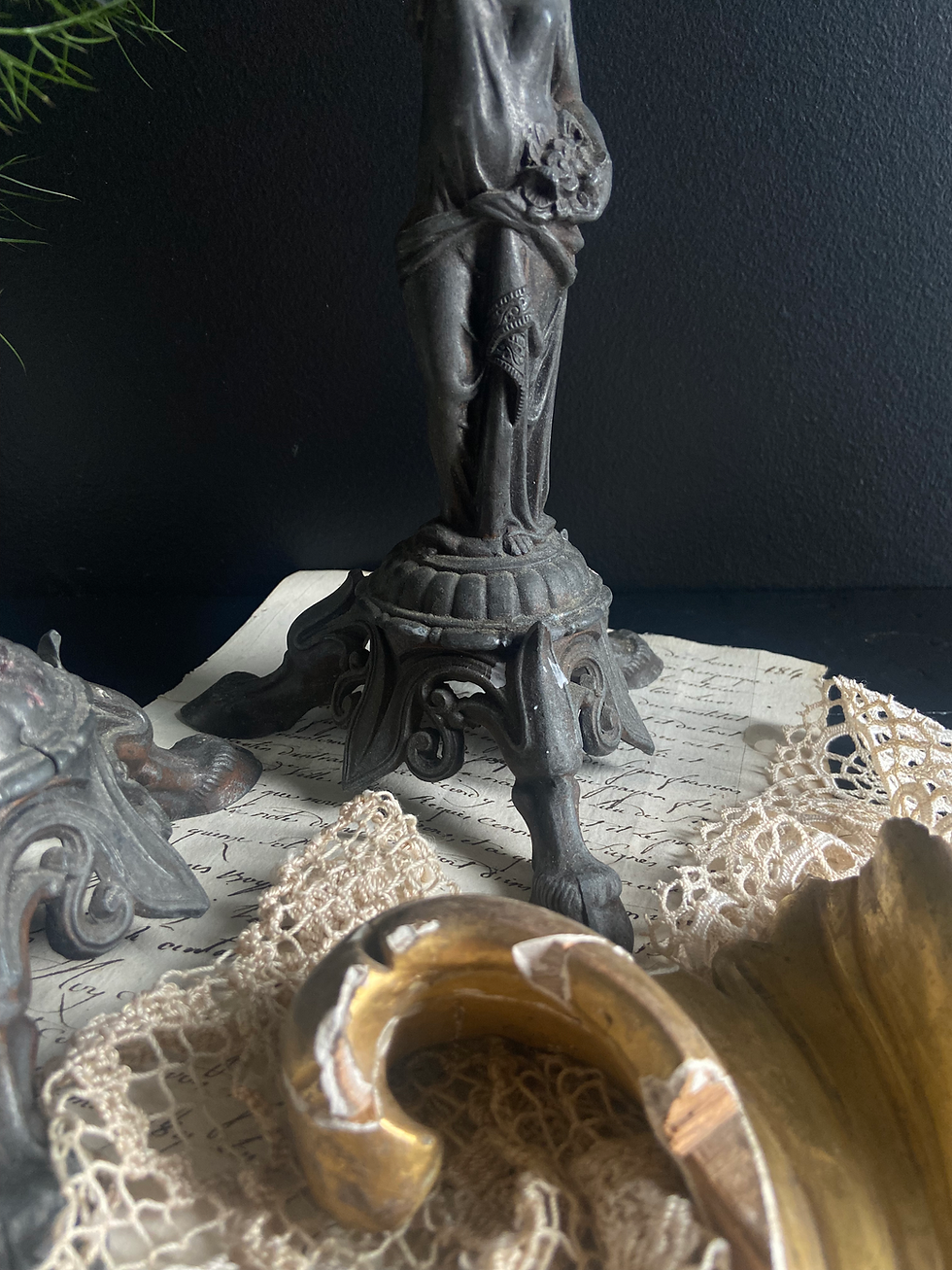 Thumbnail: A Pair of Glorious French Candlesticks