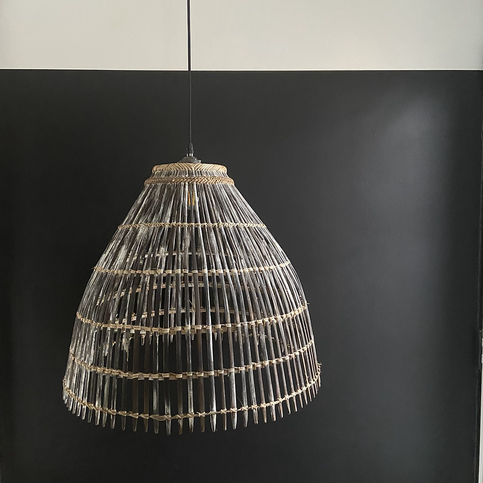 Thumbnail: Genuine Cambodian Fish Trap Light Fitting 