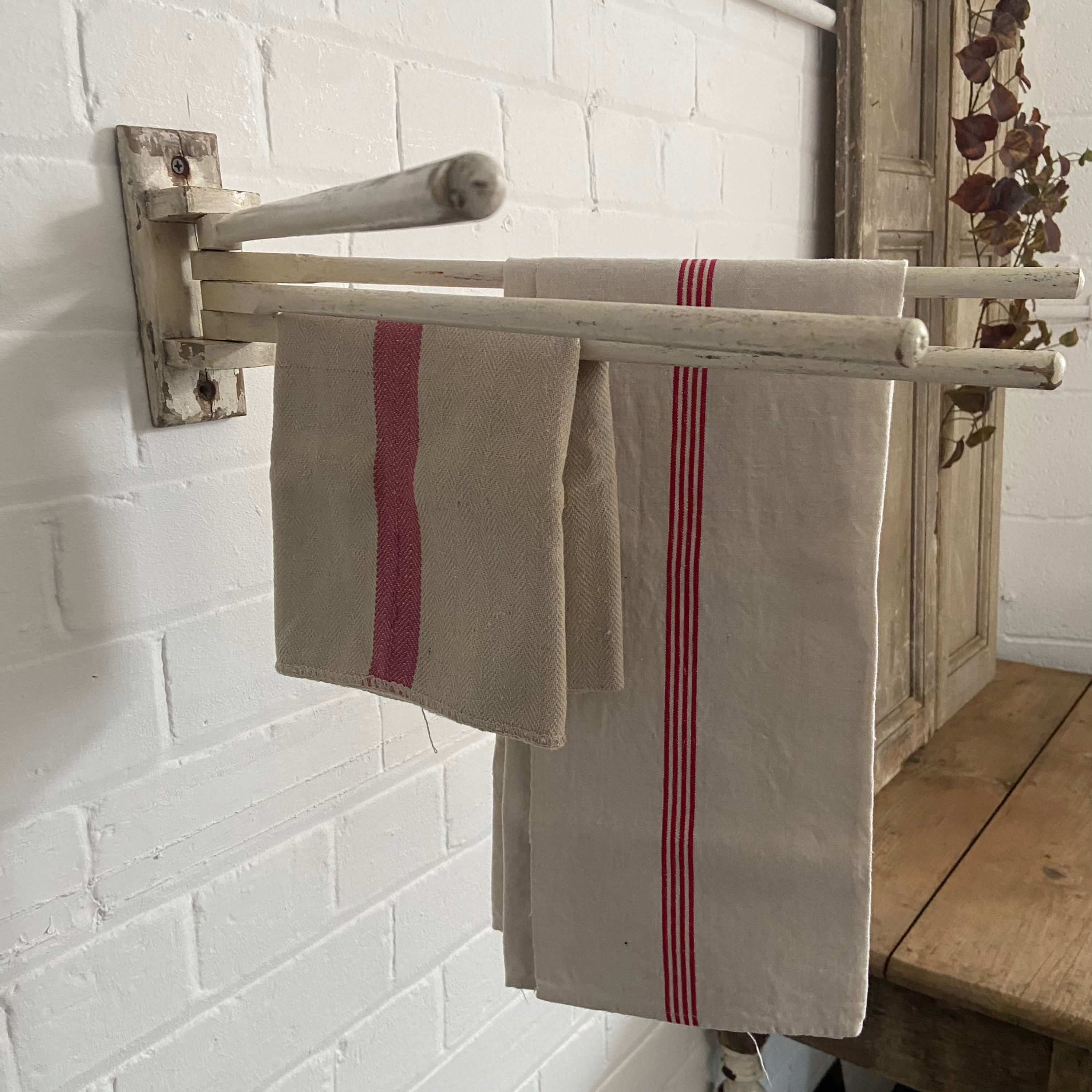 Chippy Paint French Towel Rail