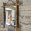 Thumbnail: Beautifully Worn French Bamboo Style Mirror