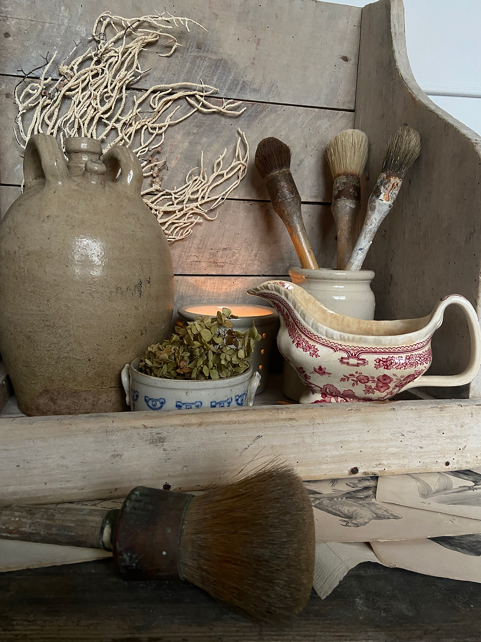 Thumbnail: Beautiful Pink Transfer Ware Jug