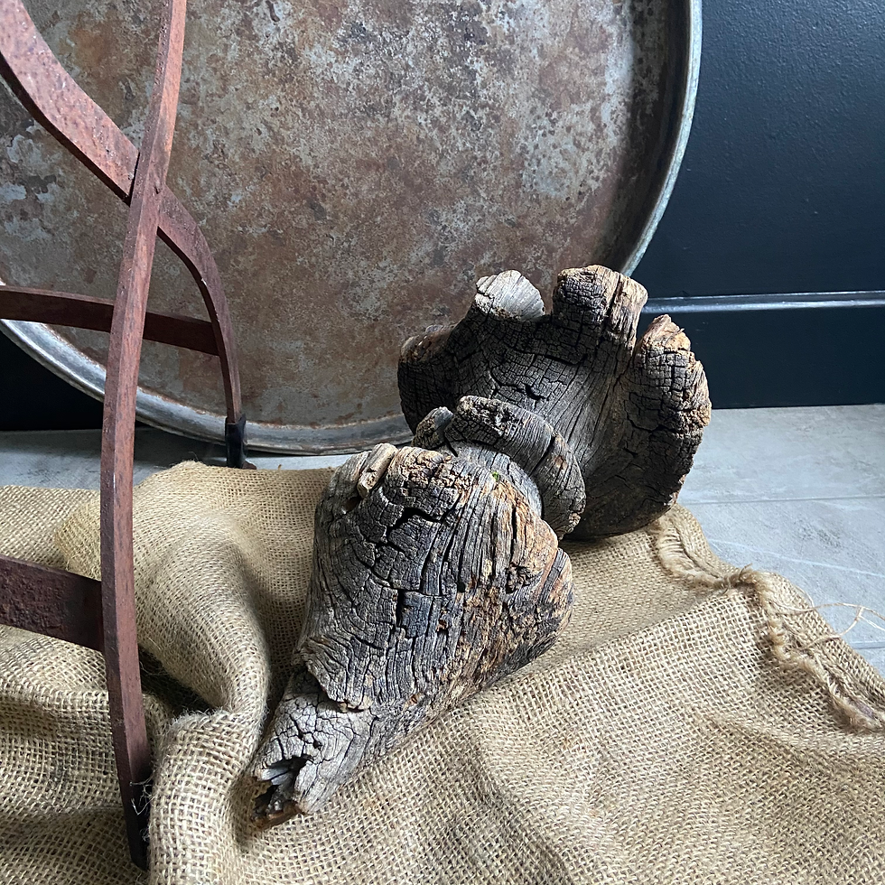 Thumbnail: Unique and Glorious Large Gnarly Wood Architectural Finial