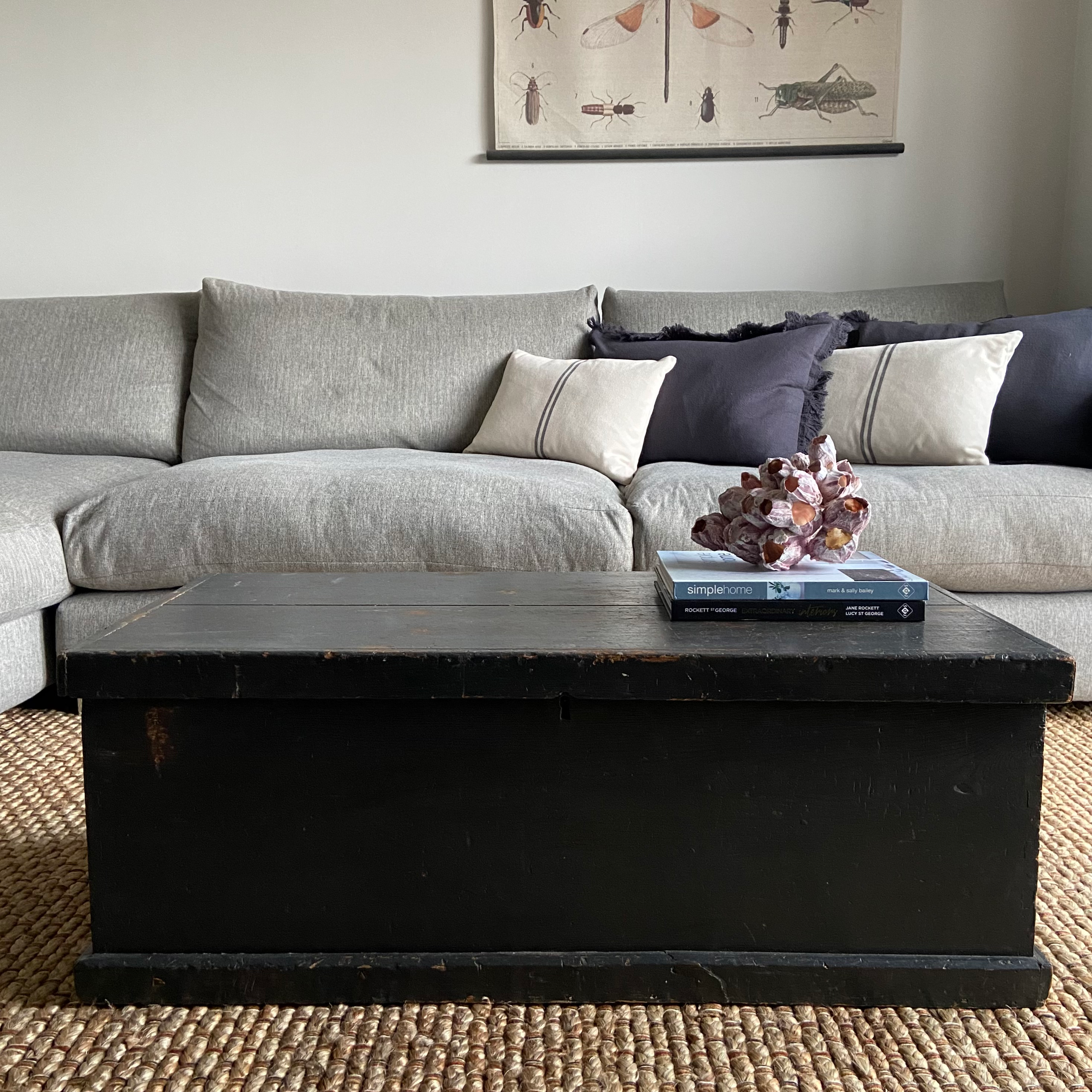 Perfect Coffee Table Size Vintage Trunk