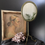 Thumbnail: Rare Mahogany and Brass Tilting Adjustable Art Nouveau Shaving Mirror 