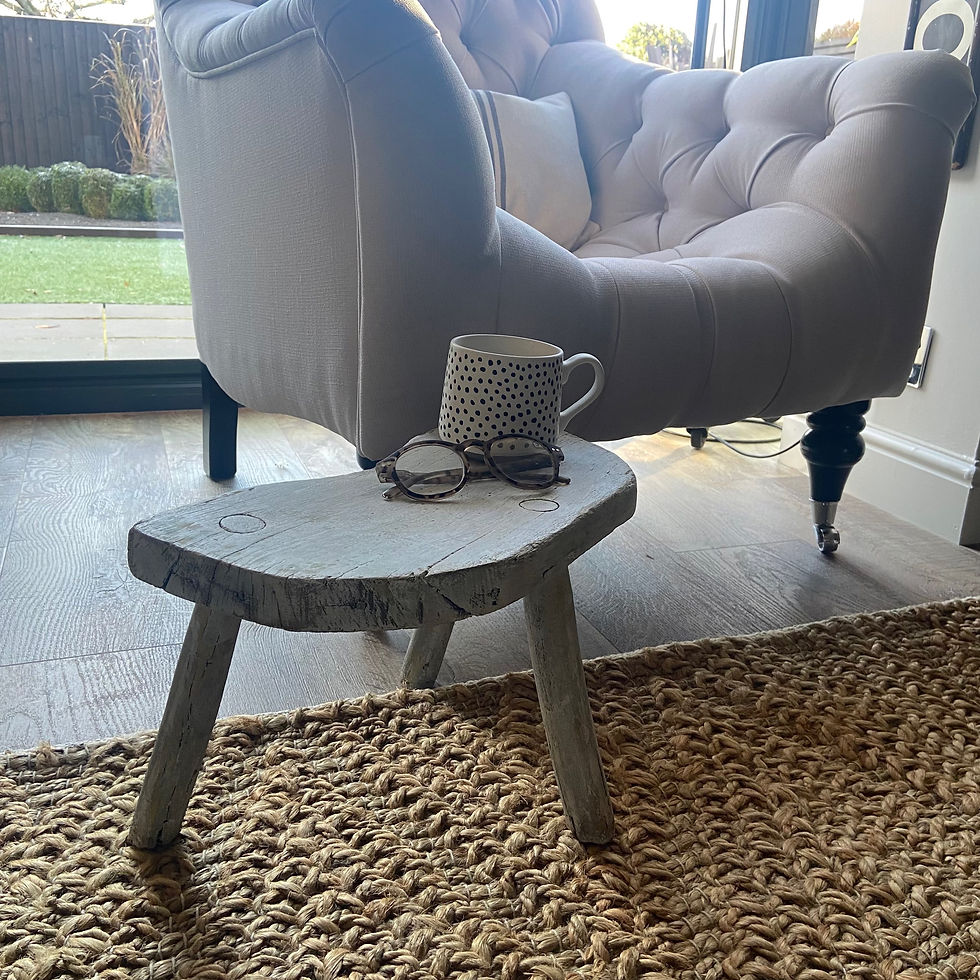 Thumbnail: Rustic Three Legged Milking Stool