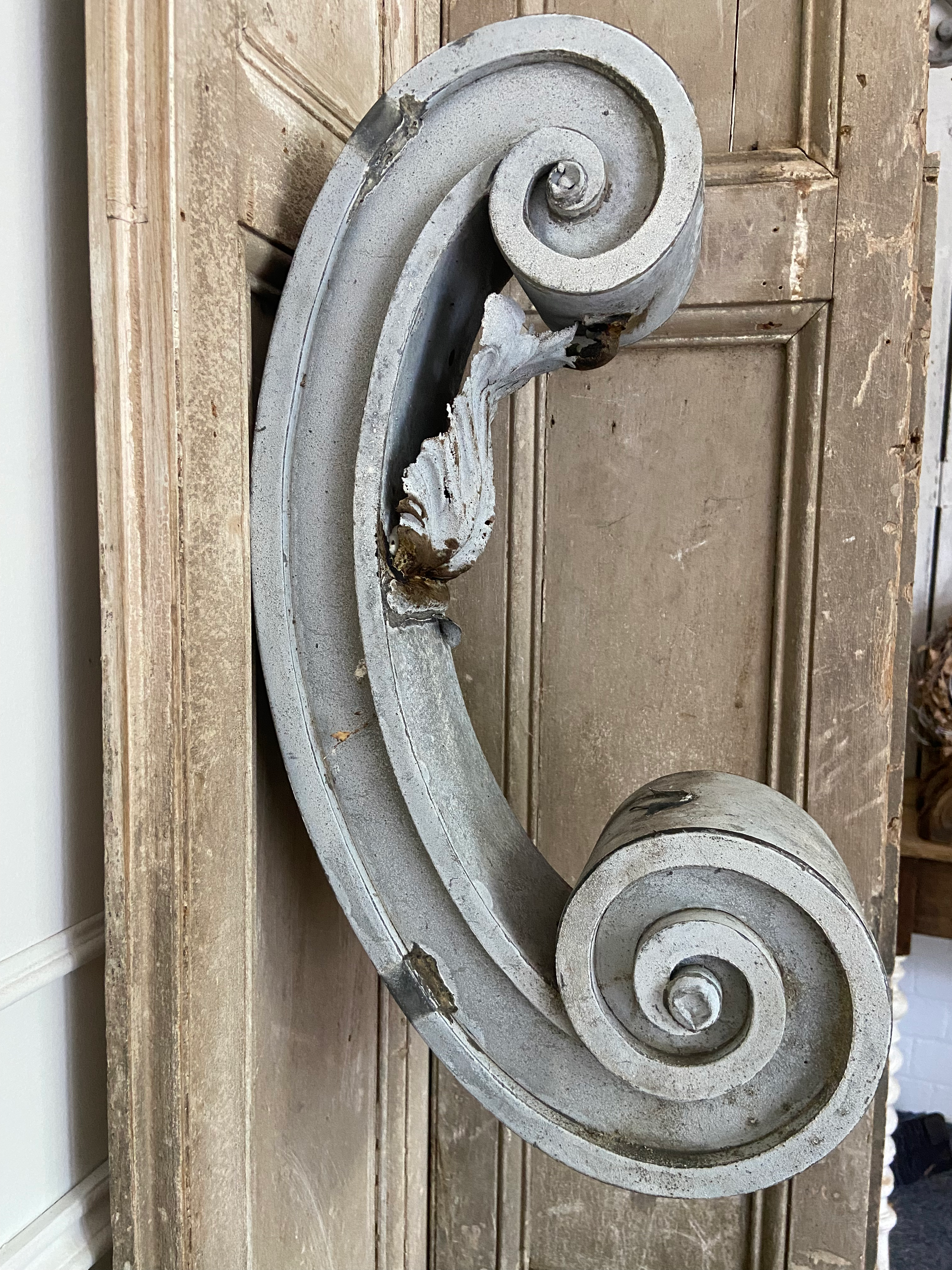 Large French Zinc Roof Adornment Architectural Fragment