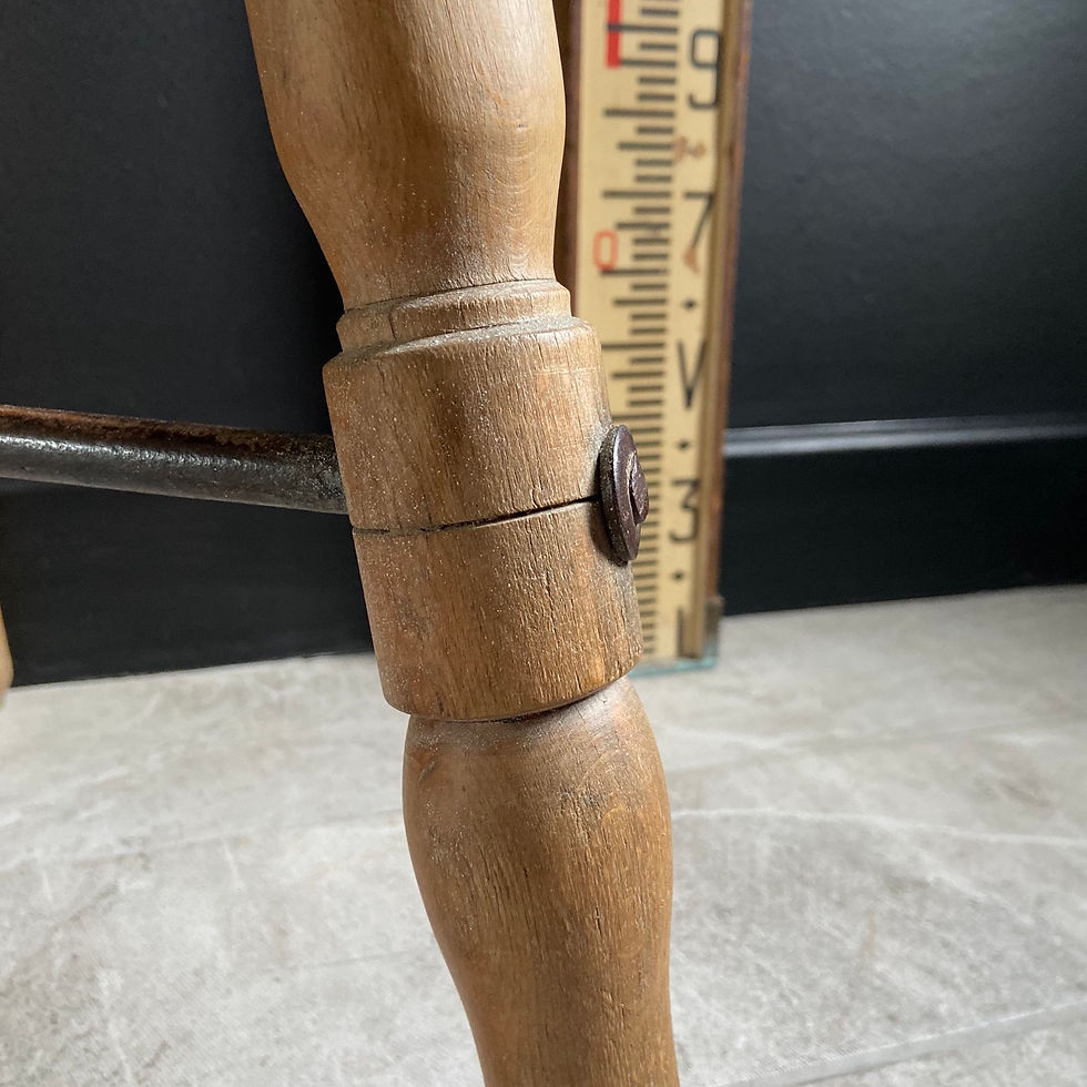 Thumbnail: Rare Antique Lacemakers Stool