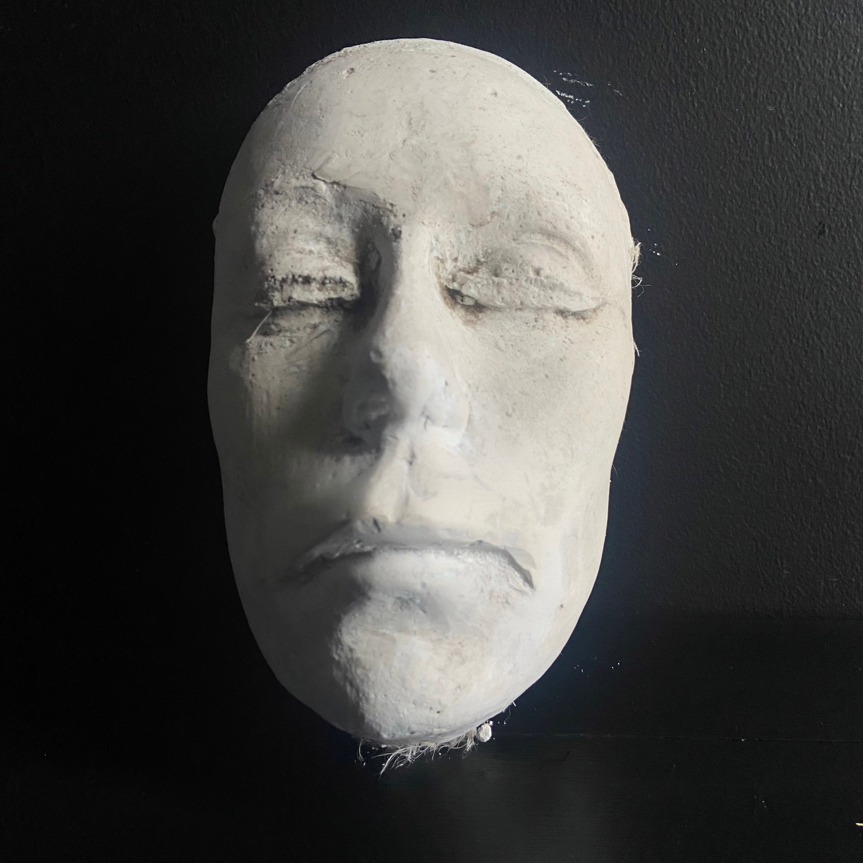 Male French Plaster Death Mask 