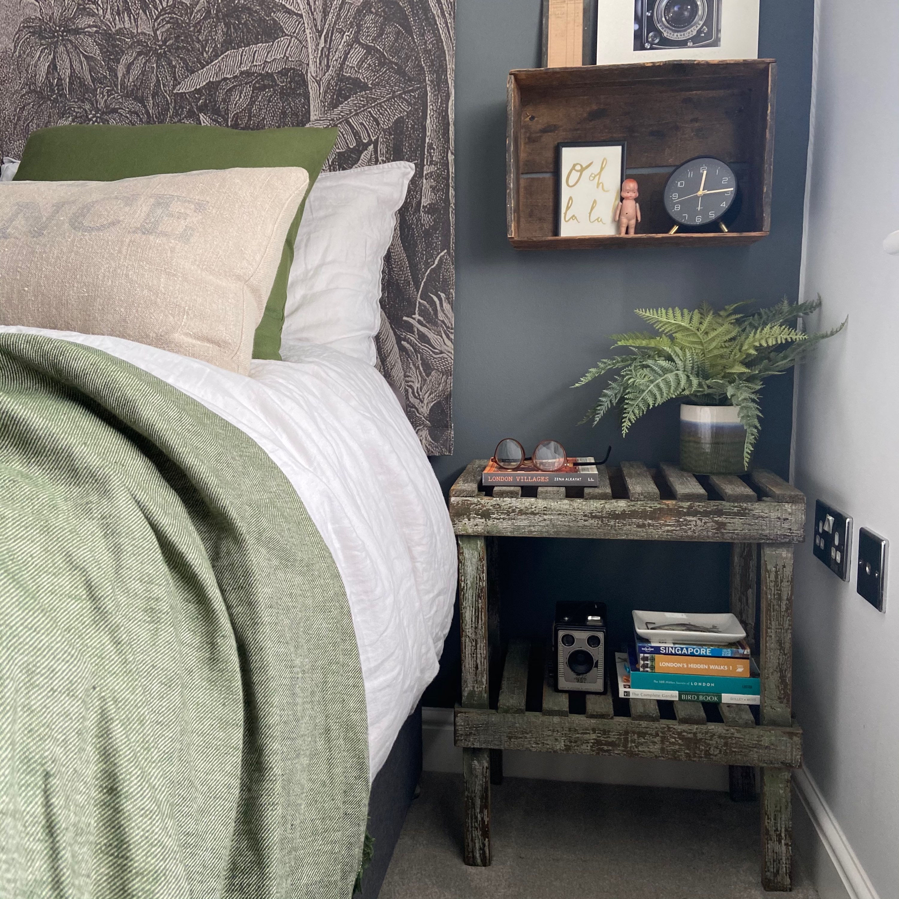 Small Slatted Twin Shelf