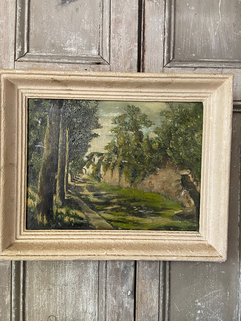 Thumbnail: Fabulous French Landscape Oil on Canvas