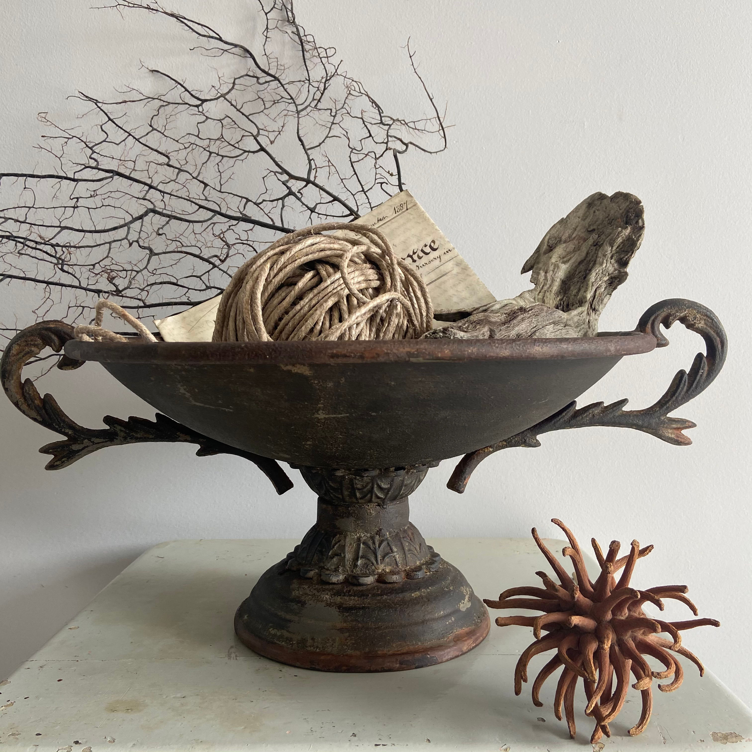 Large Decorative Metal Bowl