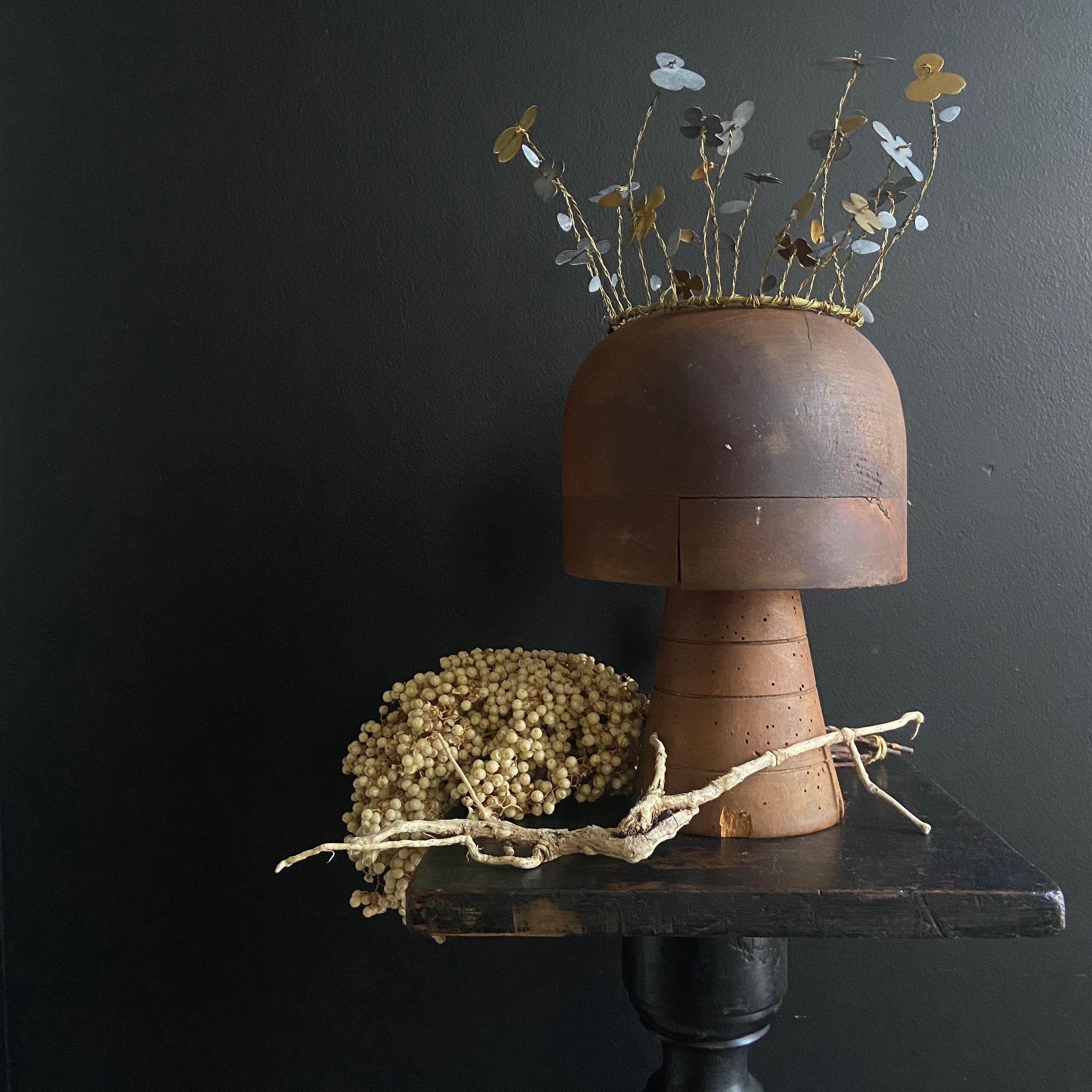 Vintage Wooden Milliners Hat Block