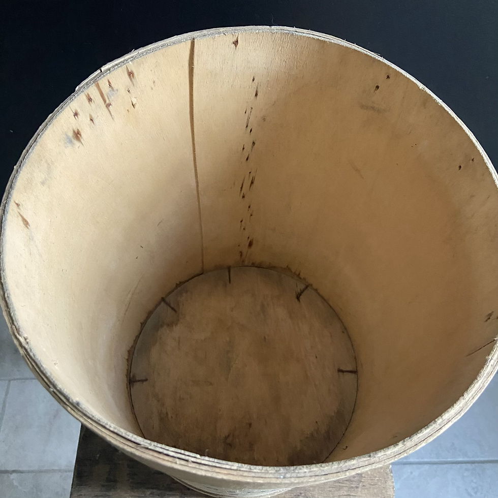 Thumbnail: Vintage French Bentwood Pate Canister