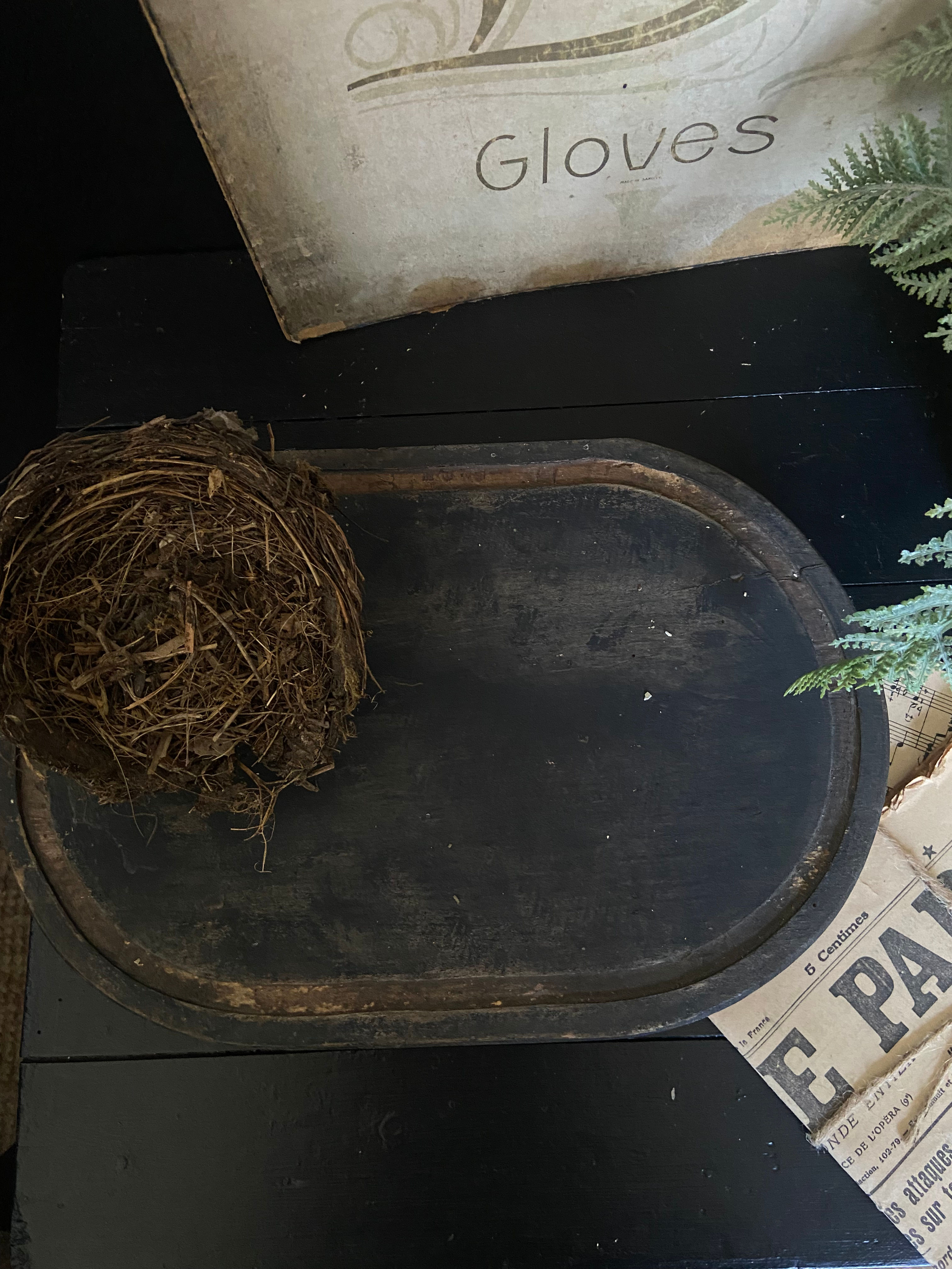 Antique Oval French Dome Base