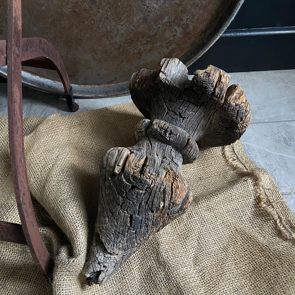 Thumbnail: Unique and Glorious Large Gnarly Wood Architectural Finial