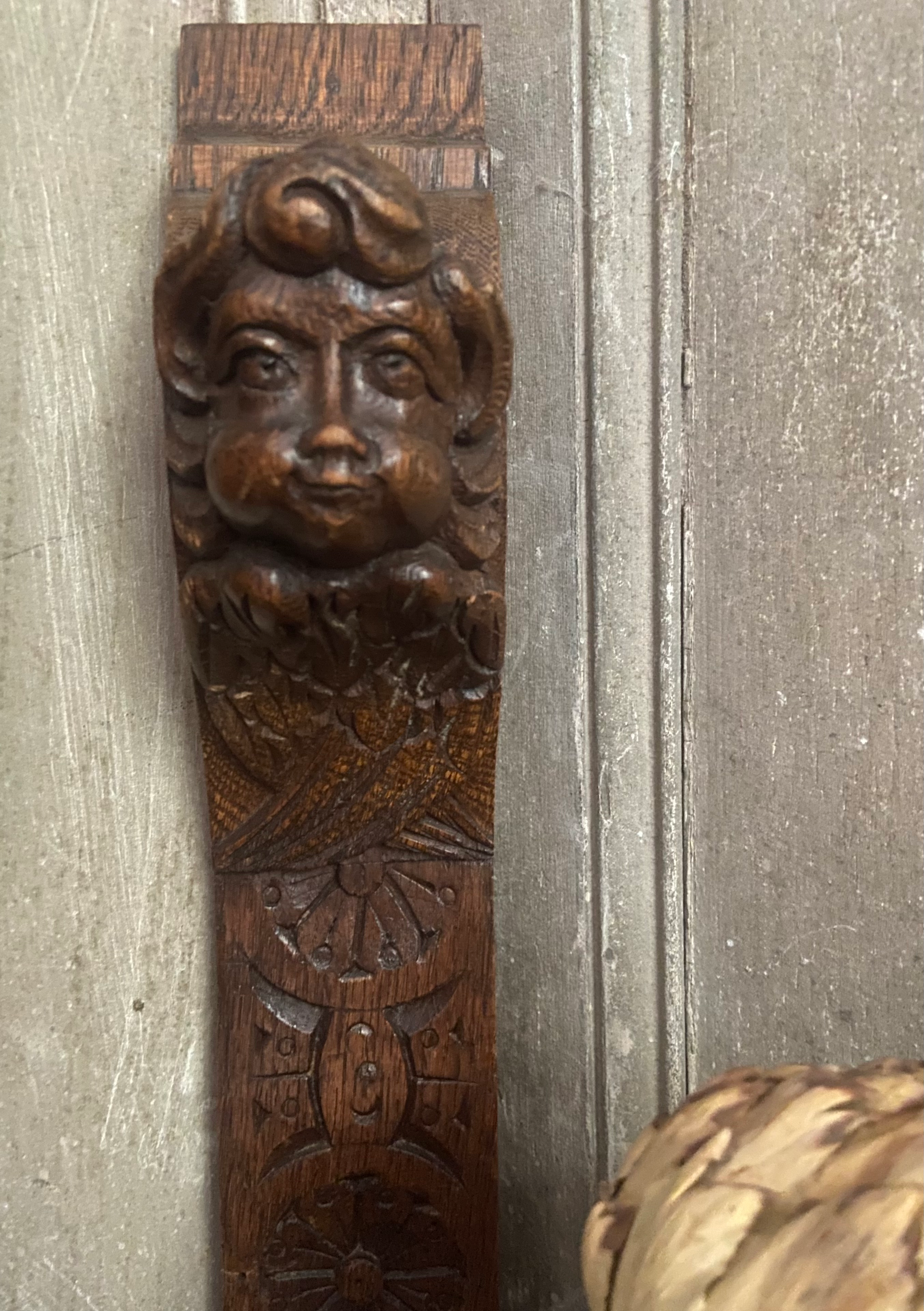 Antique French Carved Panels Depicting Cherubs/Putti