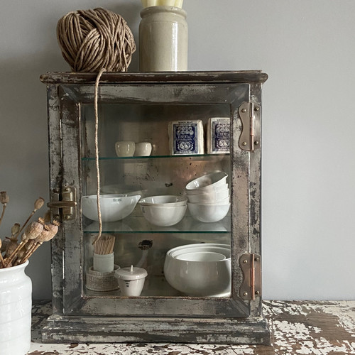 Metal Pharmacy Saltmill Vintage