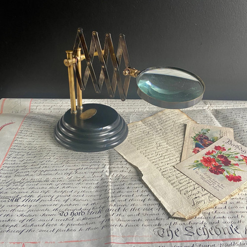 Horizontal Map Reader Pantographic Magnifying Map Reader | Saltmill Vintage