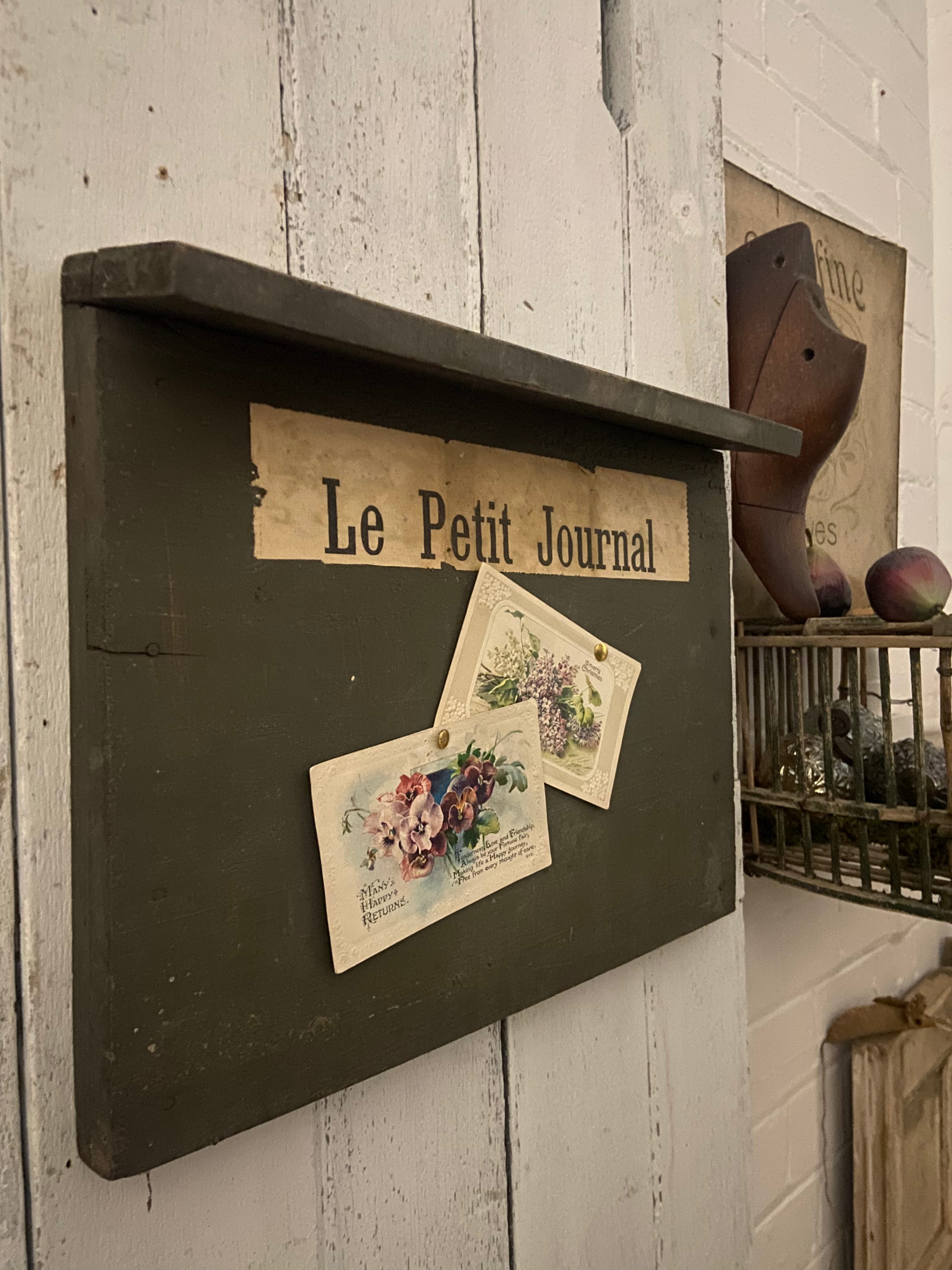 Vintage French Notice Board