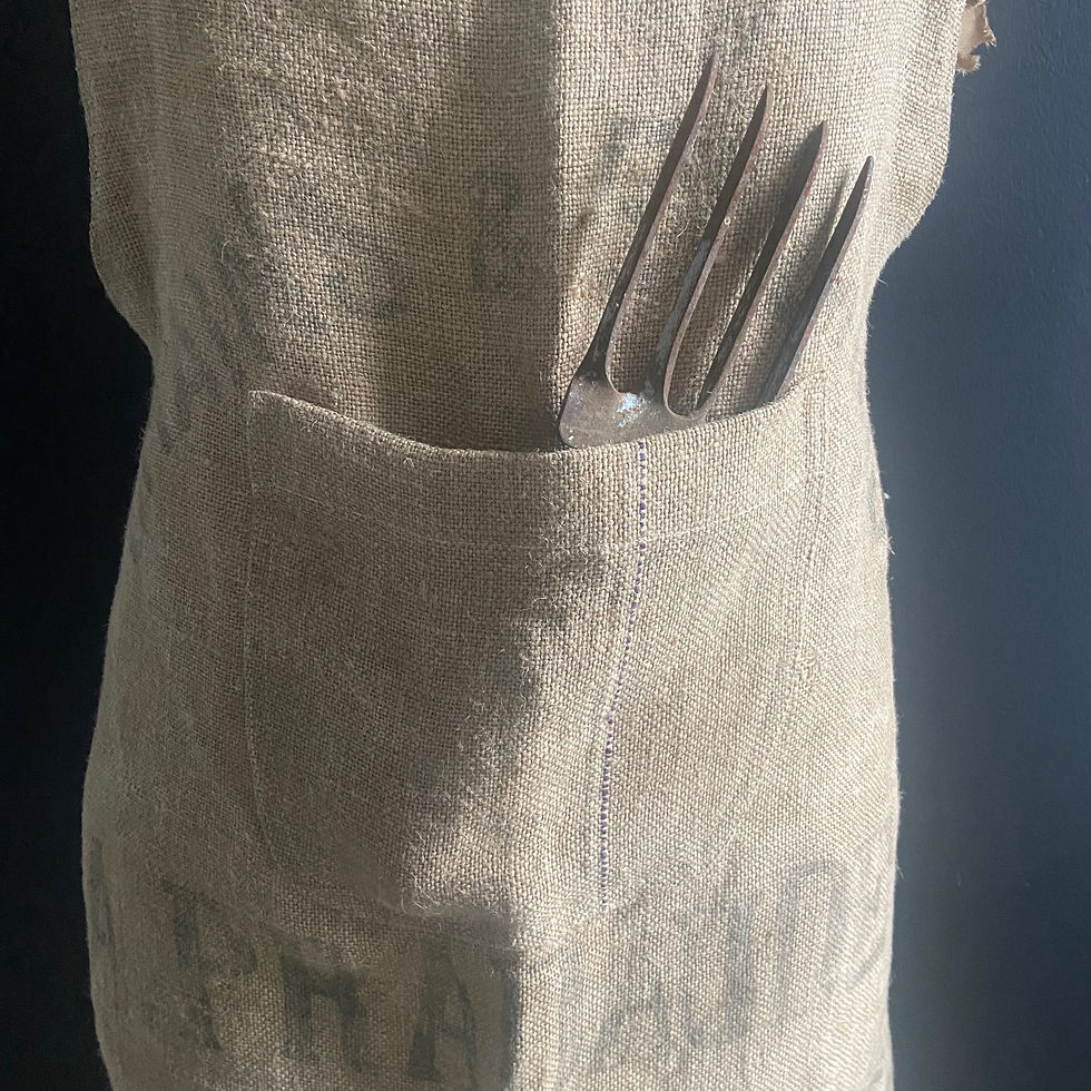 Thumbnail: Unique Hand Made Gardener’s Grain Sack Apron