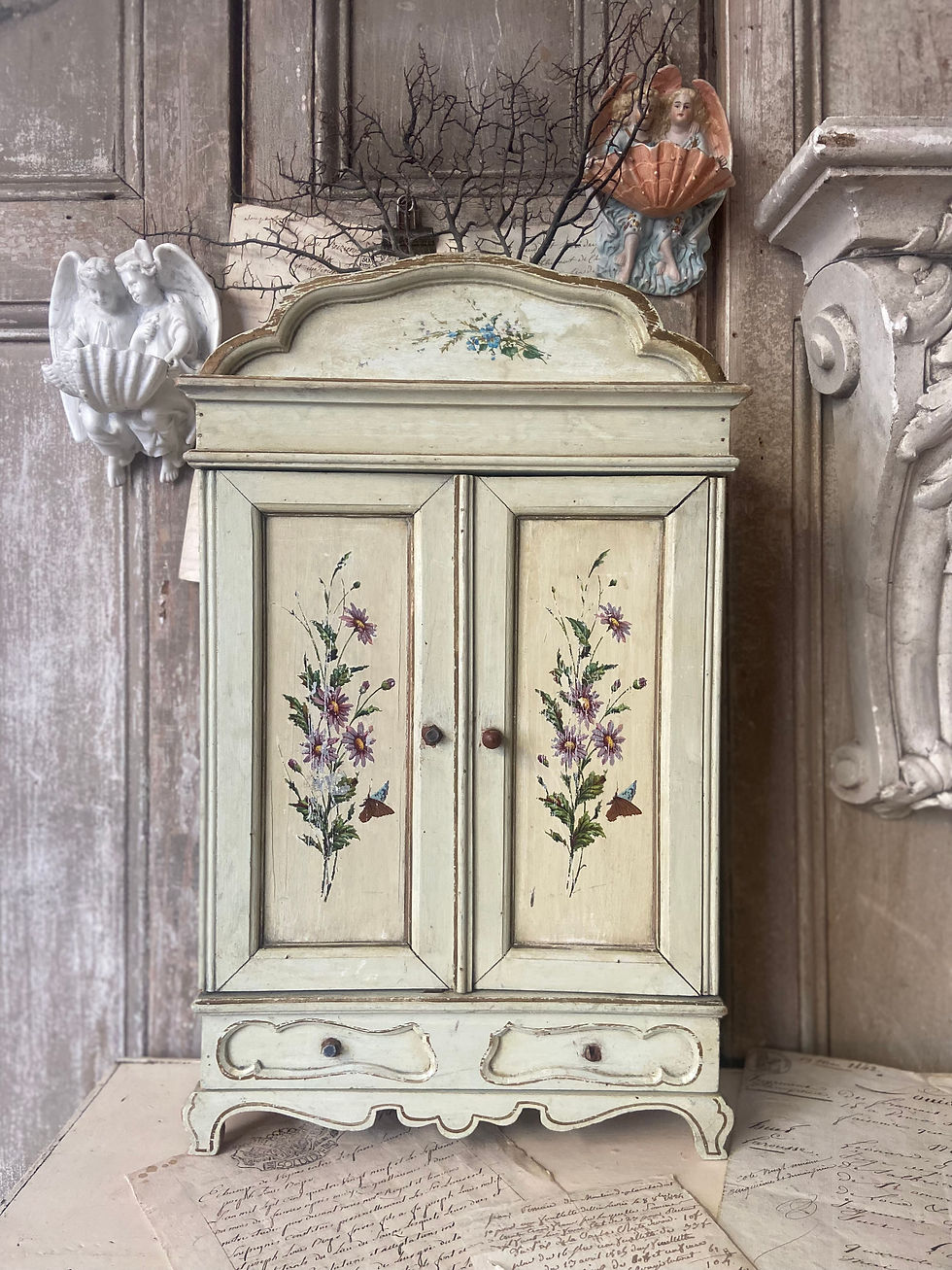 Thumbnail: Pretty Pale Green Mini Armoire