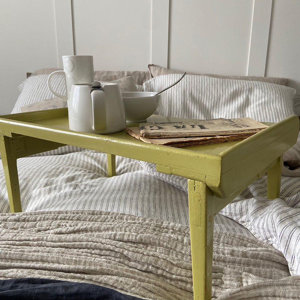 Thumbnail: Vintage Painted Folding Bed/Lap Tray