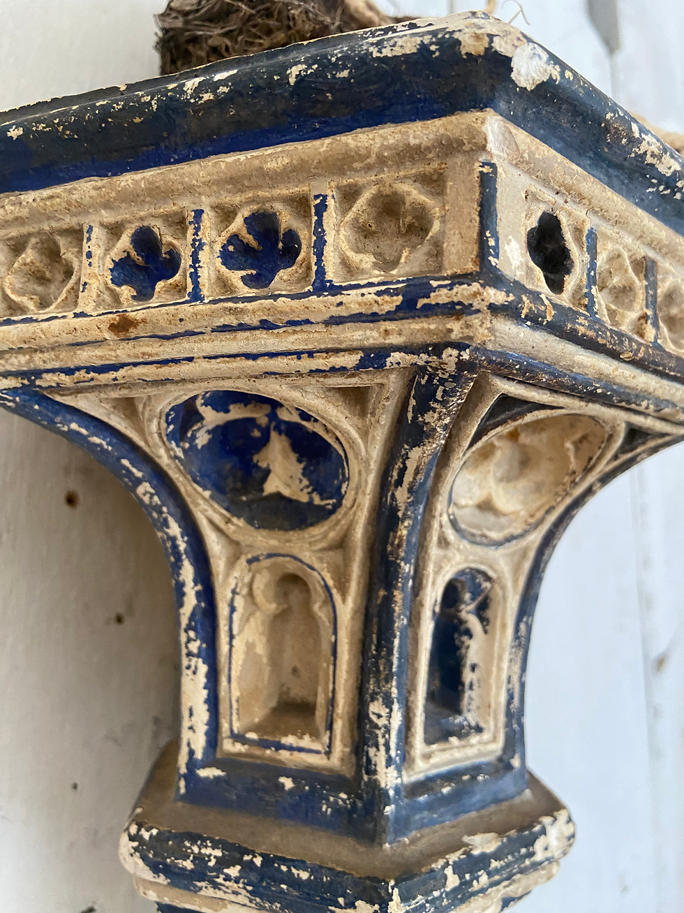 Thumbnail: Superb French Antique Ecclesiastical Plaster Corbel 