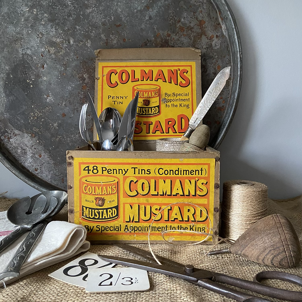 Thumbnail: Large Vintage Coleman’s Mustard Delivery Box
