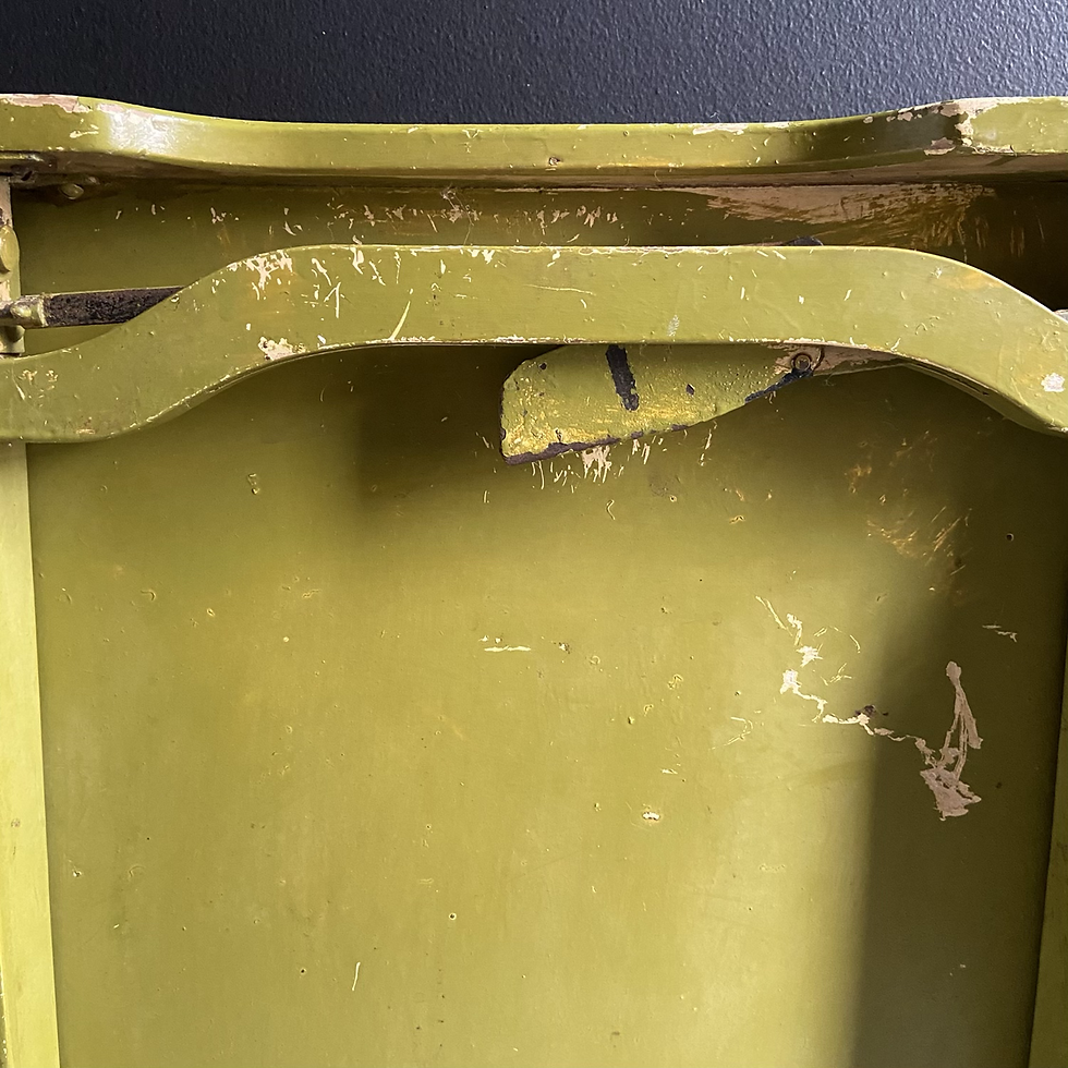 Thumbnail: Green Vintage Folding Butlers Table